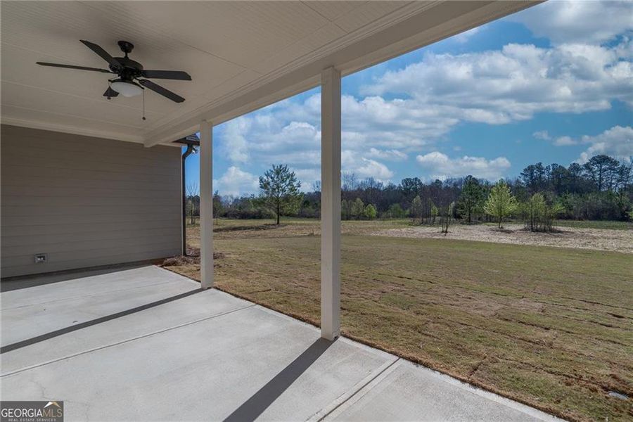 Exterior details and patio area of a home in , Social Circle (Image 15). Exterior details and patio area of a home in , Social Circle (Image 15).