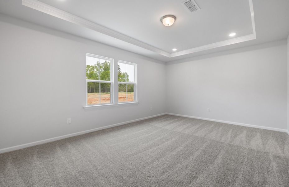 Spacious, unfurnished interior of a new home in Exchange at 401, Raleigh (Image 13).