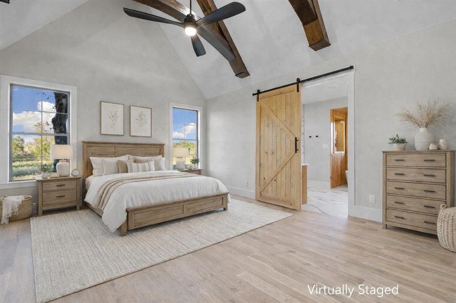 Furnished interior view inside a new home in , Weatherford (Image 10).