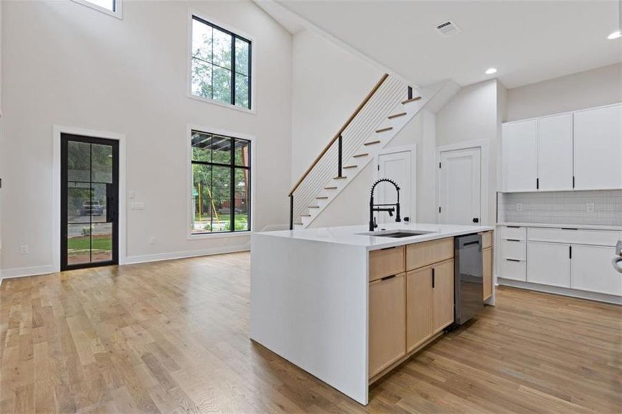 Furnished interior view inside a new home in , Atlanta (Image 6).