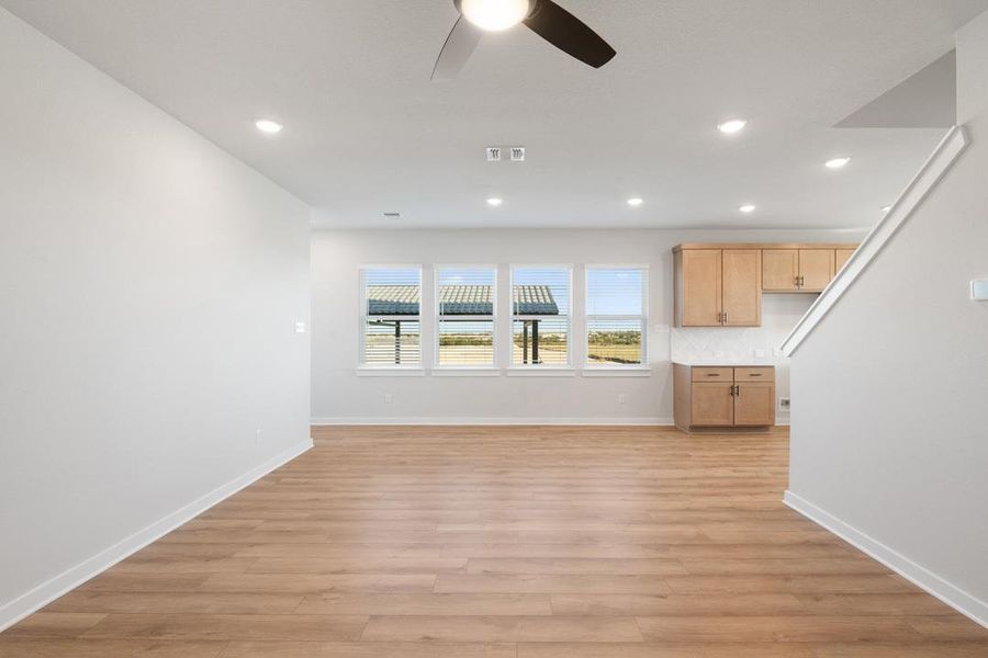 Spacious, unfurnished interior of a new home in Union Collection at Park Central, Georgetown (Image 29).