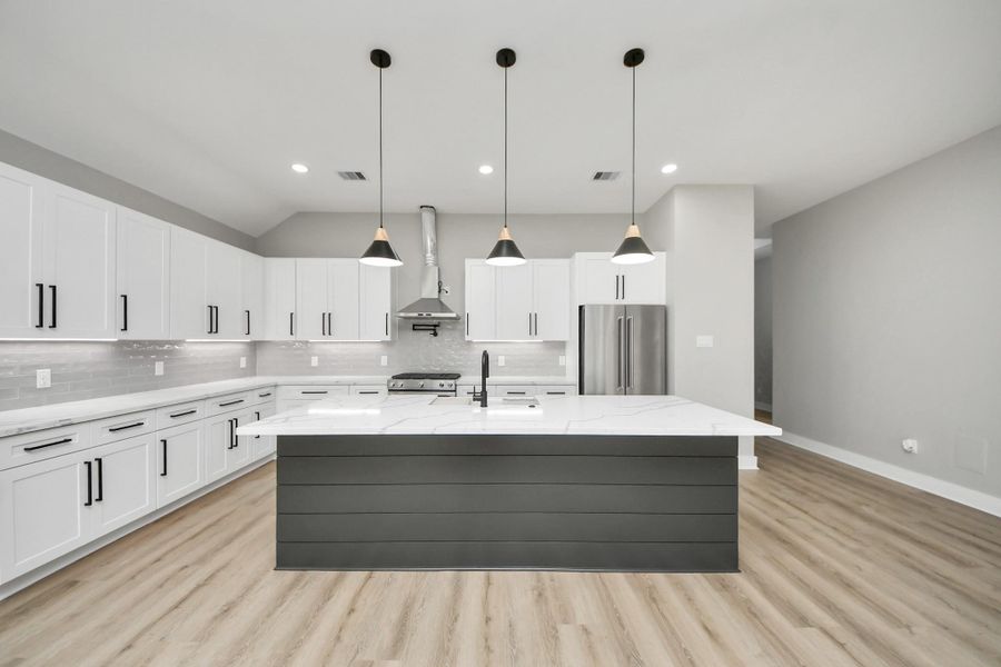 Furnished interior view inside a new home in , Pasadena (Image 6).