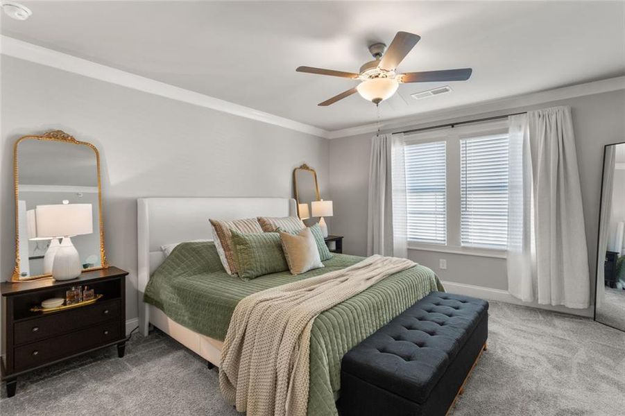 Furnished interior view inside a new home in Terrace at Riverview Landing, Smyrna (Image 32).