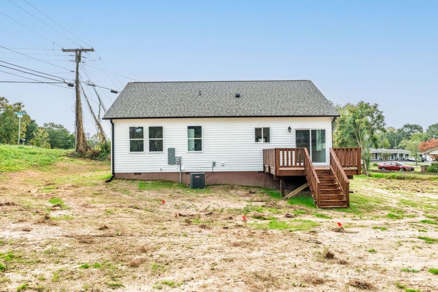 Exterior details and patio area of a home in , Shelby (Image 28).