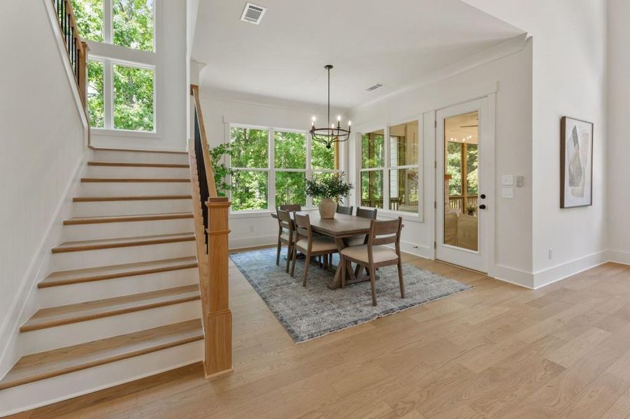 Furnished interior view inside a new home in Arden on Lanier, Cumming (Image 13).