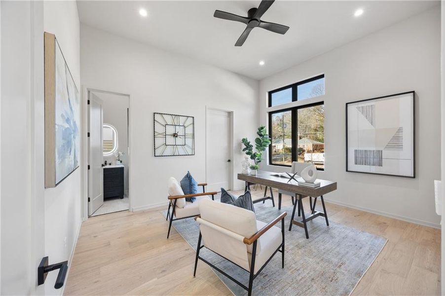 Furnished interior view inside a new home in , Sandy Springs (Image 9). Furnished interior view inside a new home in , Sandy Springs (Image 9).