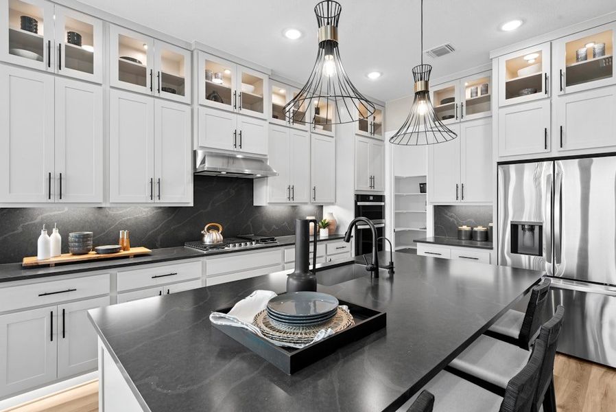 Representative furnished interior of a home built from the Oltorf by Scott Felder Homes in University Heights, Round Rock (Image 8). Representative furnished interior of a home built from the Oltorf by Scott Felder Homes in University Heights, Round Rock (Image 8).