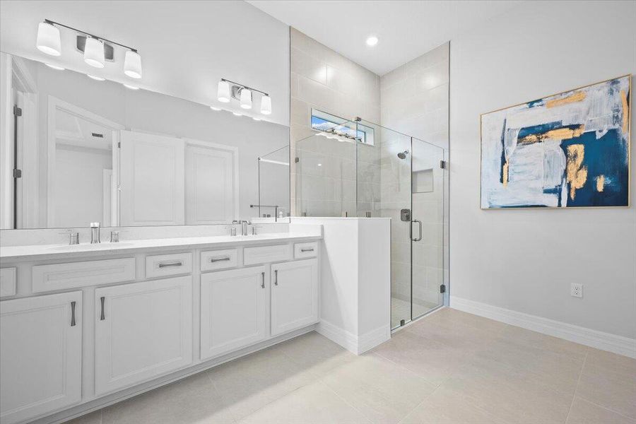 Furnished interior view inside a new home in Avondale at Avenir, Palm Beach Gardens (Image 5).