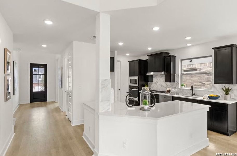 Furnished interior view inside a new home in The Parklands, Schertz (Image 4).