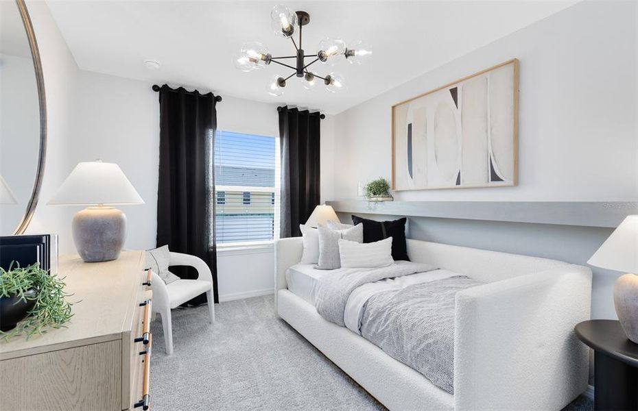 Furnished interior view inside a new home in Silverleaf Oaks, Winter Garden (Image 9). Furnished interior view inside a new home in Silverleaf Oaks, Winter Garden (Image 9).