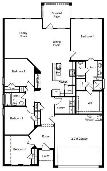 D.R. Horton's Gallup floorplan - All Home and community information, including pricing, included features, terms, availability and amenities, are subject to change at any time without notice or obligation. All Drawings, pictures, photographs, video, square footages, floor plans, elevations, features, colors and sizes are approximate for illustration purposes only and will vary from the homes as built.