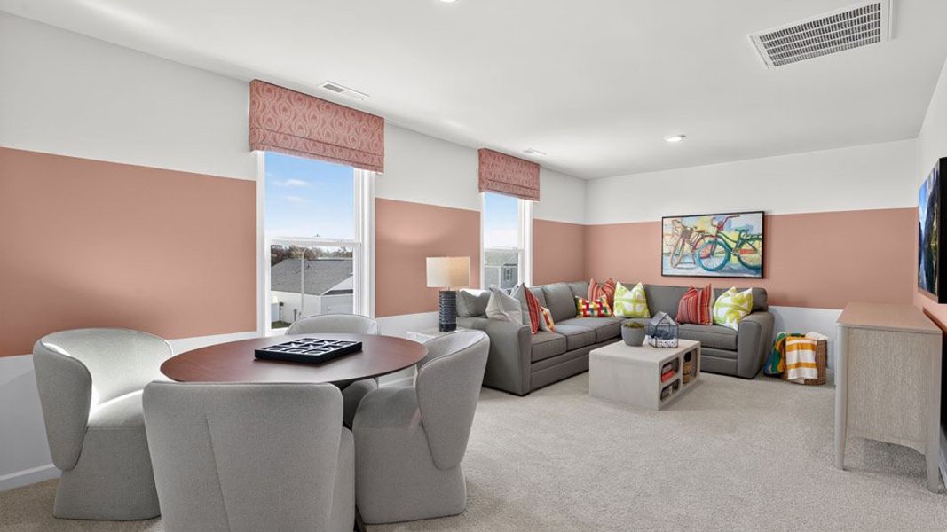 Representative furnished interior of a home built from the Hartwell by D.R. Horton in The Manors at Martin Farms, Aberdeen (Image 24).