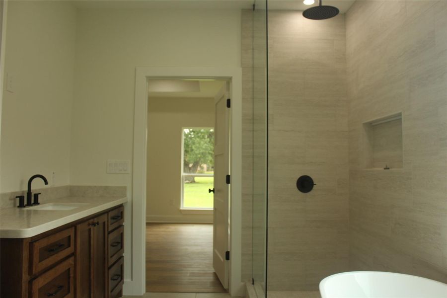 Furnished interior view inside a new home in , Clute (Image 9).