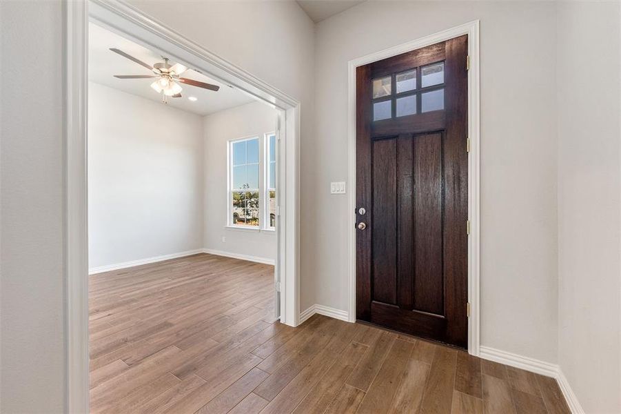 Spacious, unfurnished interior of a new home in Covenant Park, Springtown (Image 28). Spacious, unfurnished interior of a new home in Covenant Park, Springtown (Image 28).