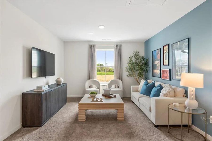Furnished interior view inside a new home in Walker Grove, McDonough (Image 15).