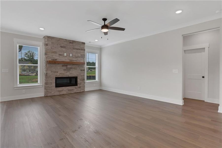 Spacious, unfurnished interior of a new home in , Loganville (Image 30).