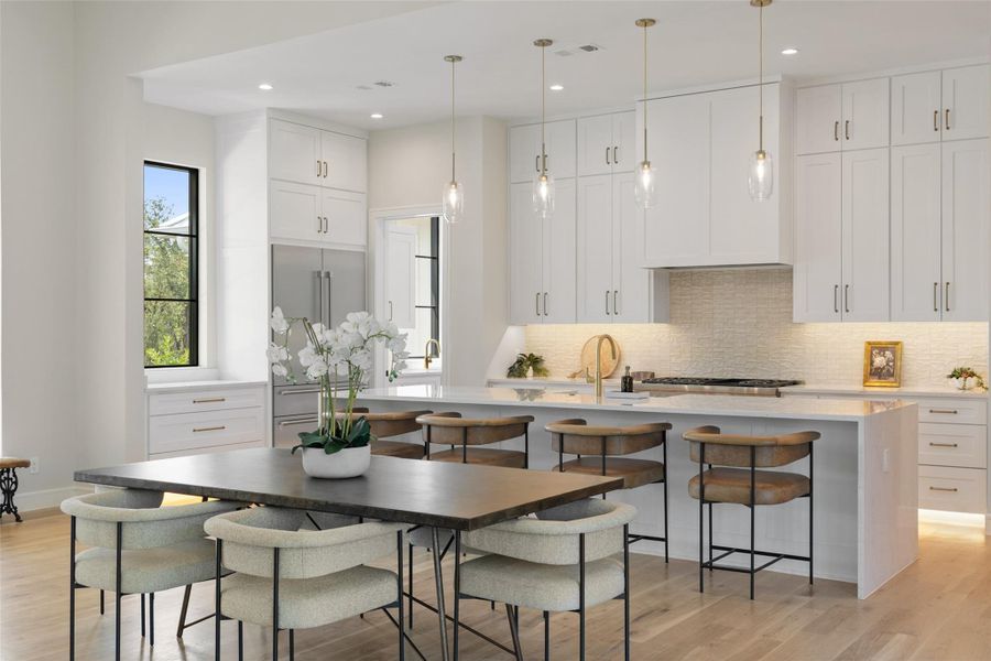Furnished interior view inside a new home in , Johnson City (Image 8).