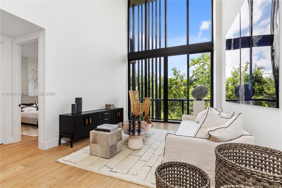 Furnished interior view inside a new home in , Miami (Image 7).
