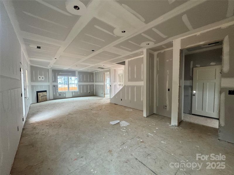 Kitchen looking into Family Room Kitchen looking into Family Room
