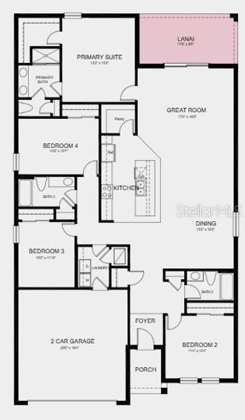 2D floor plan layout of this home in Scenic Terrace, Lake Hamilton, FL (Image 2). 2D floor plan layout of this home in Scenic Terrace, Lake Hamilton, FL (Image 2).