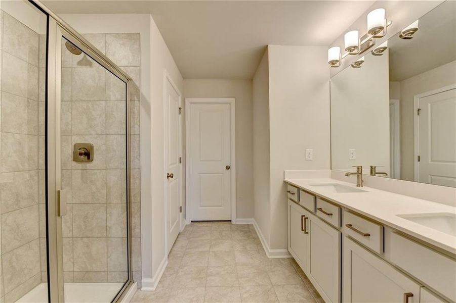 Furnished interior view inside a new home in , Marietta (Image 7).
