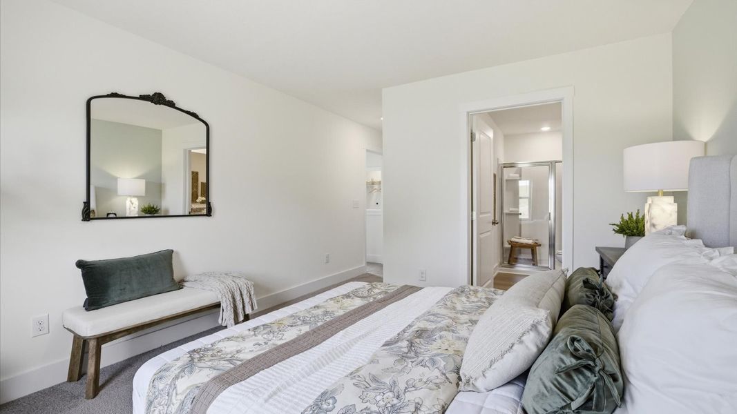 Furnished interior view inside a new home in Macon Townhomes, Seymour (Image 16).