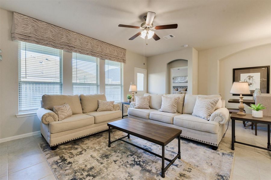 Furnished interior view inside a new home in Sunterra, Katy (Image 24). Furnished interior view inside a new home in Sunterra, Katy (Image 24).