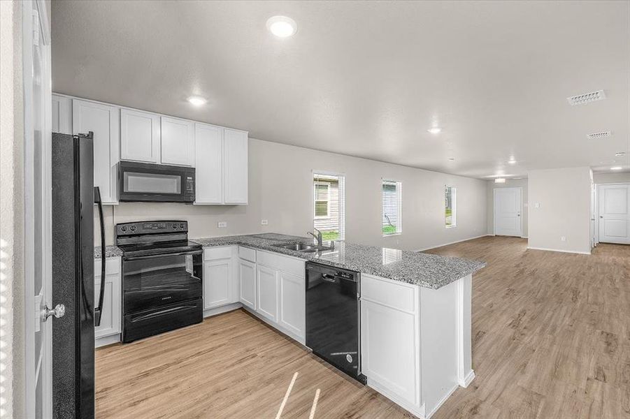 Furnished interior view inside a new home in , Fort Worth (Image 10).