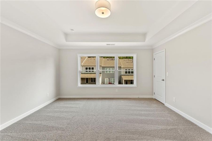 Spacious, unfurnished interior of a new home in Townes at South Main, Kennesaw (Image 28).