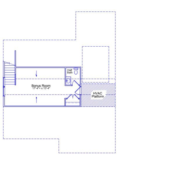 2D floor plan layout of this home in Fieldstone, Lexington, NC (Image 5).