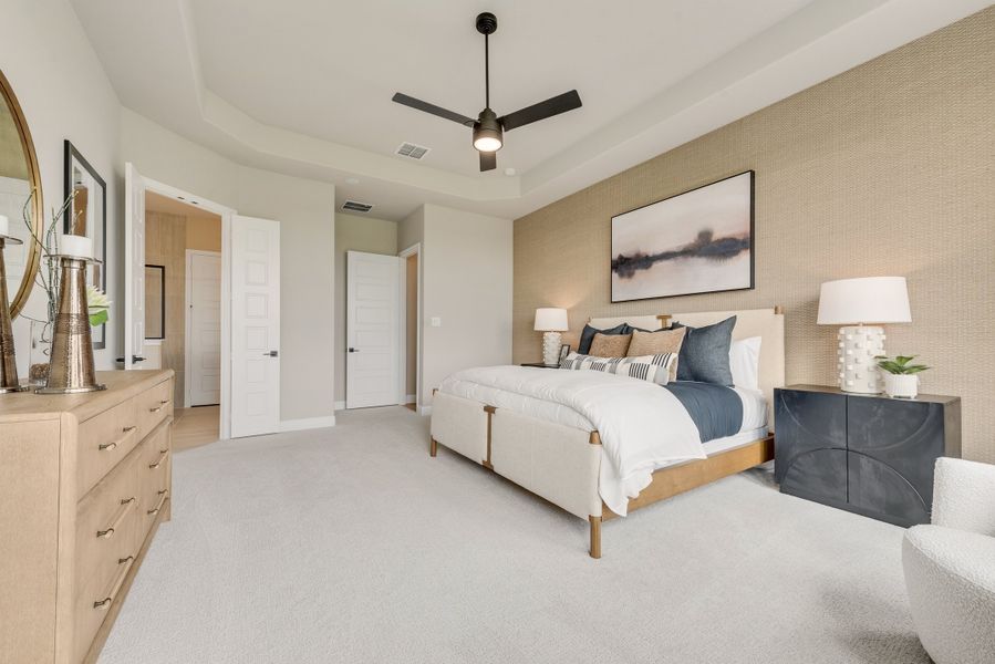 Representative furnished interior of a home built from the Concept 2978 by Landsea Homes in Pecan Acres, Red Oak (Image 10).
