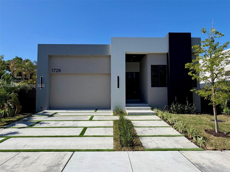 Front exterior of a new home in , Fort Lauderdale, FL, highlighting curb appeal (Image 29).