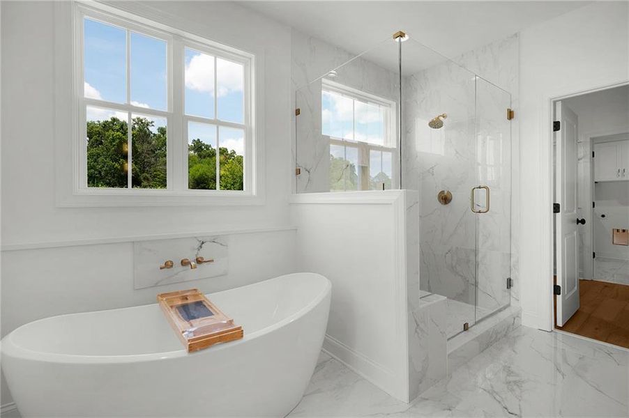 Furnished interior view inside a new home in , Calhoun (Image 9).