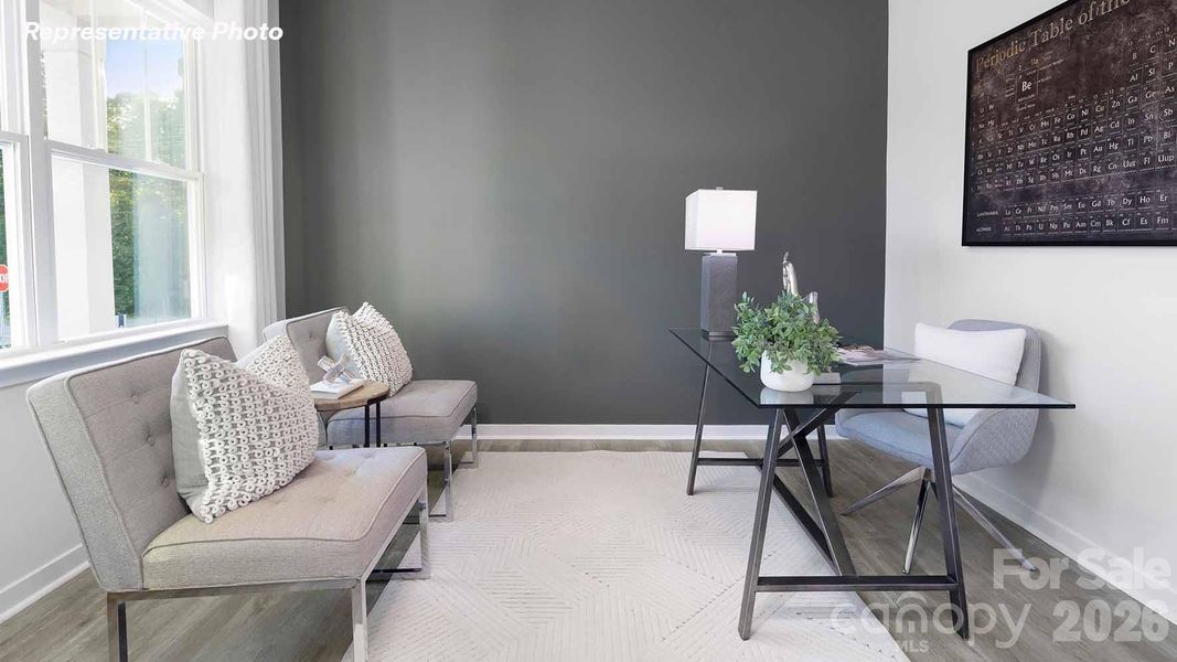 Furnished interior view inside a new home in Brinkley Ridge, Kings Mountain (Image 6).