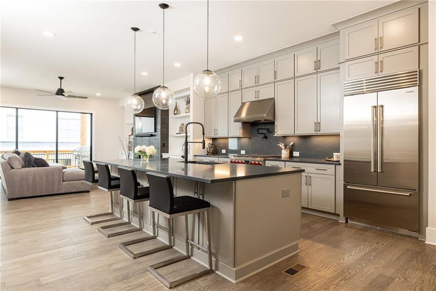 Furnished interior view inside a new home in , Atlanta (Image 17).