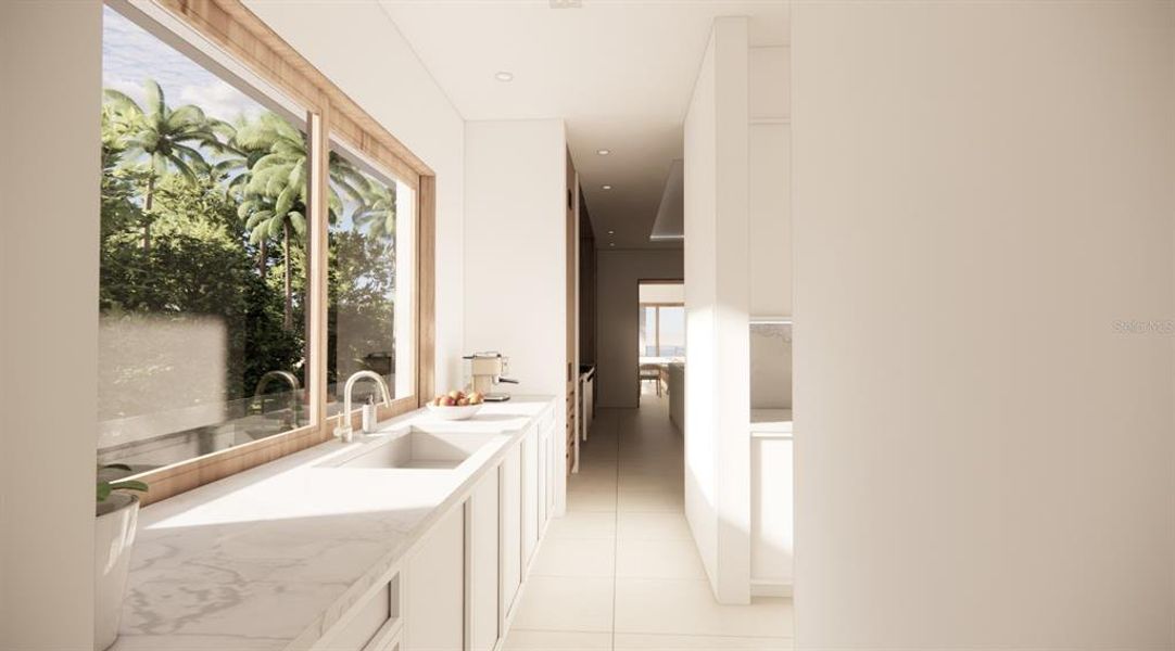 Furnished interior view inside a new home in , Longboat Key (Image 29).