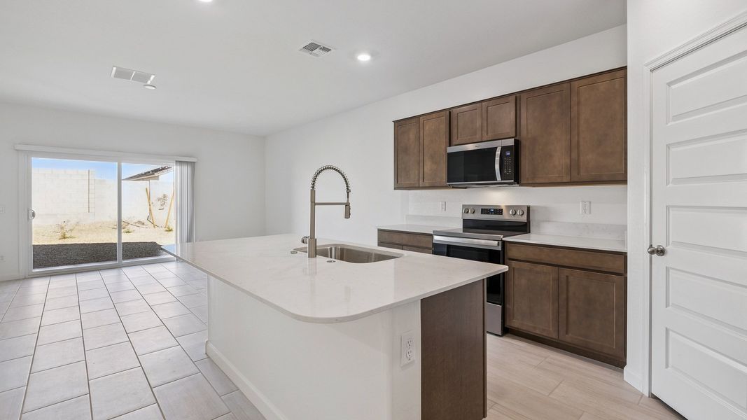 Furnished interior view inside a new home in Desert Moon Estates, Buckeye (Image 5).
