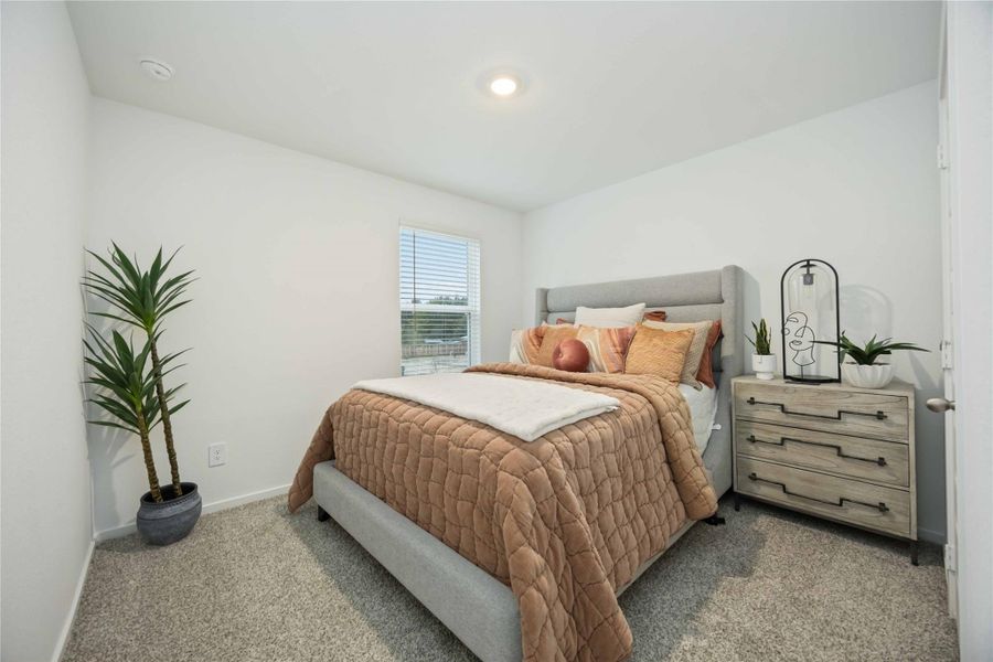 Furnished interior view inside a new home in Alaia Crossing, Houston (Image 28).