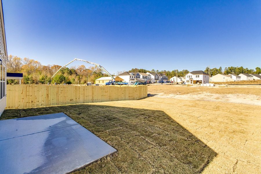 Exterior details and patio area of a home in Bluefield, Lexington (Image 4). Exterior details and patio area of a home in Bluefield, Lexington (Image 4).