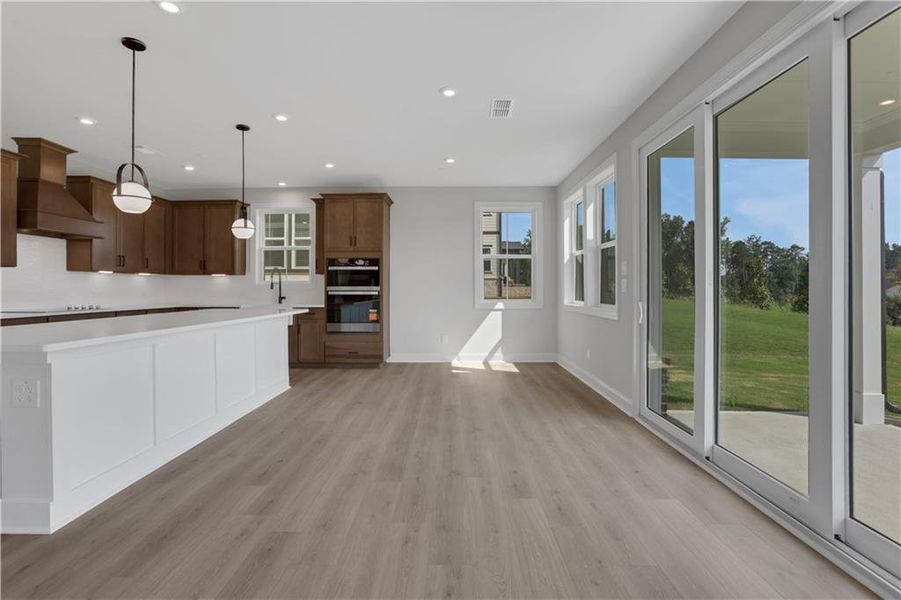Furnished interior view inside a new home in Wisteria at GreenHouse, Marietta (Image 9).