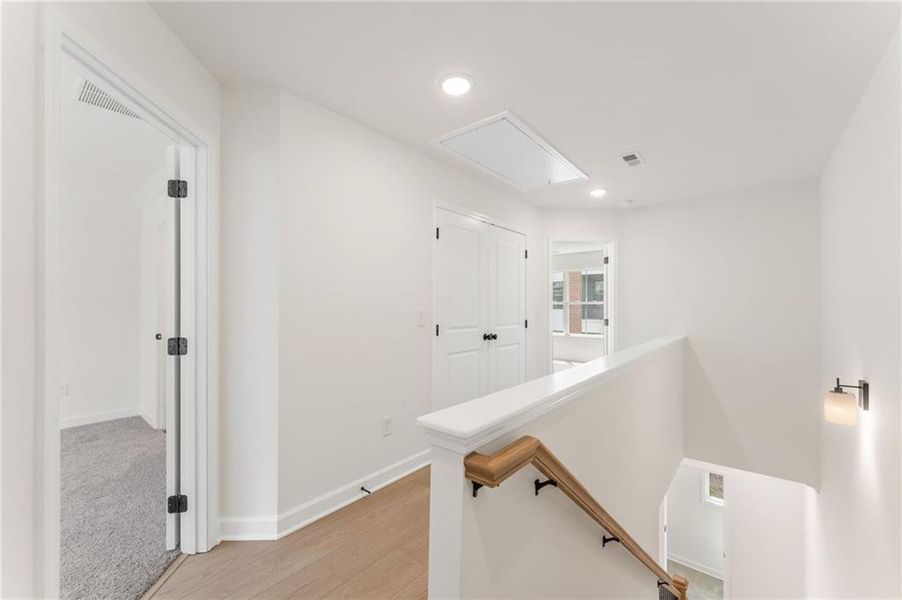 Furnished interior view inside a new home in Townes at South Main, Kennesaw (Image 14).