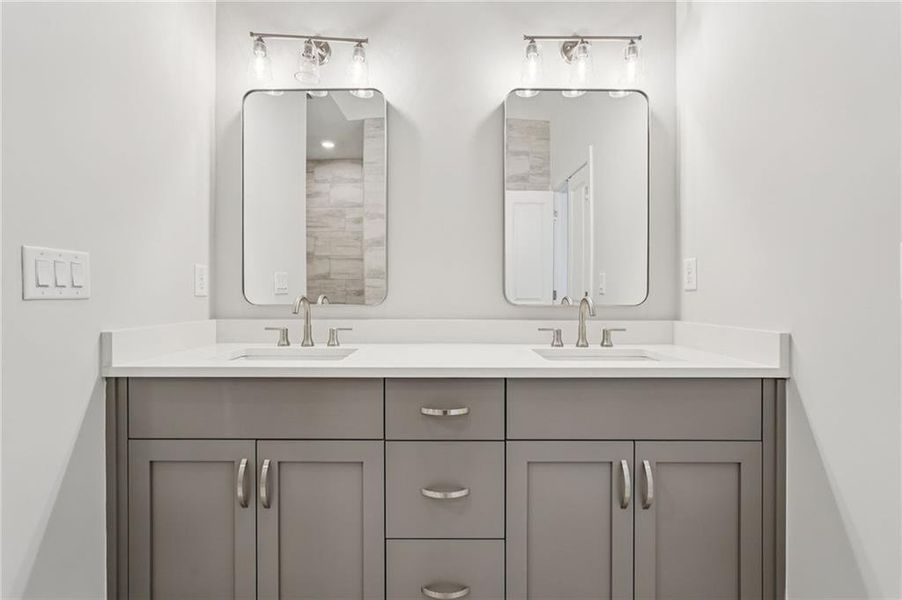 Close-up of interior finishes inside a home in Byers Park, Alpharetta (Image 19).