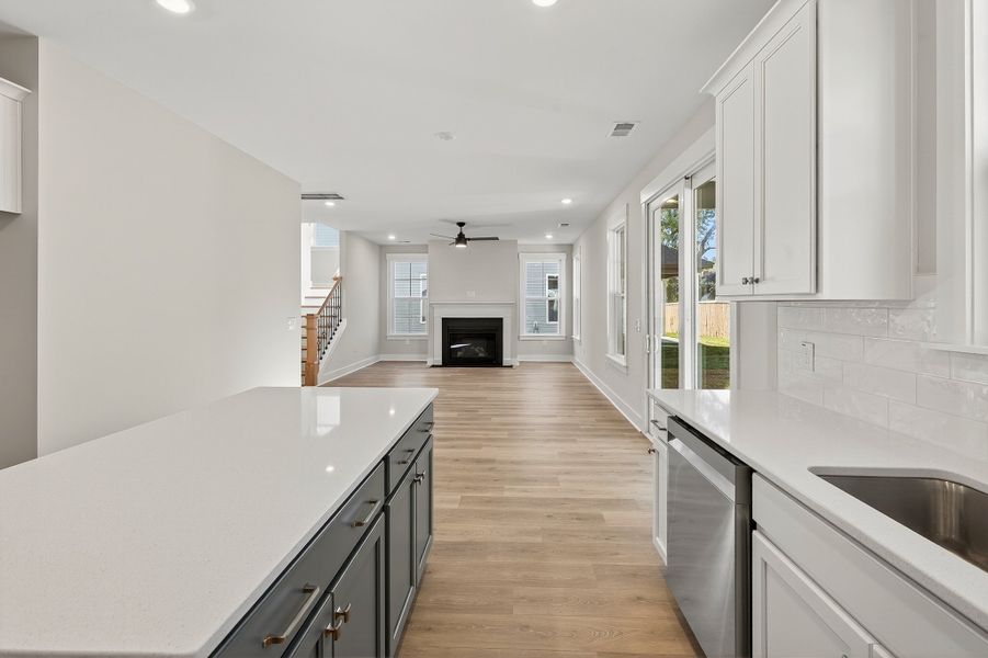 Representative furnished interior of a home built from the Church Hill by Hunter Quinn Homes in Huckleberry Estates, Conway (Image 8).