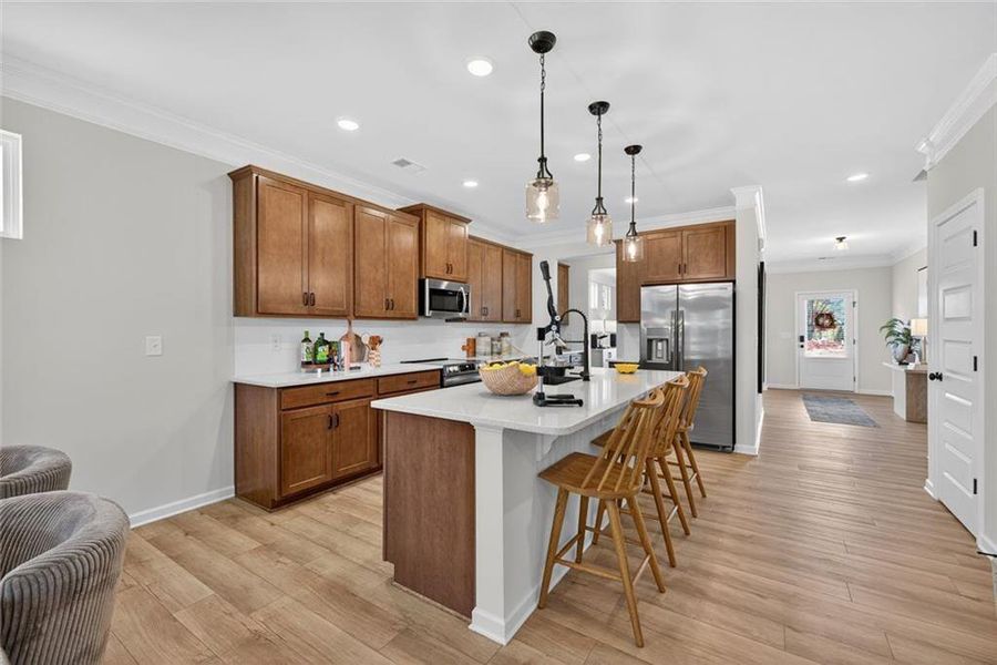 Furnished interior view inside a new home in Allen Manor, Hoschton (Image 37).