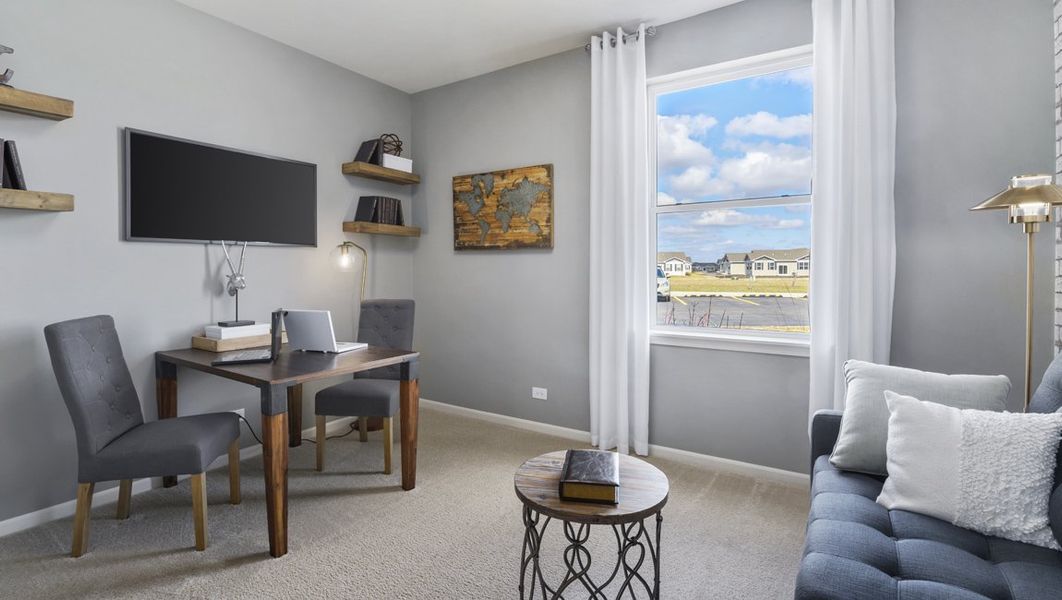 Representative furnished interior of a home built from the Arlington by D.R. Horton in Legacy Farms, White House (Image 16).