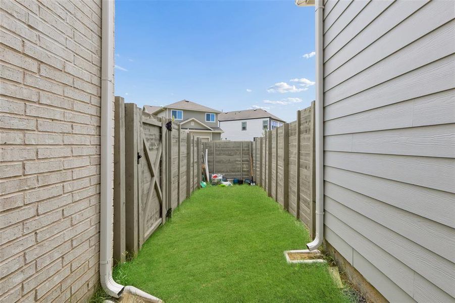 Exterior details and patio area of a home in , Argyle (Image 27).