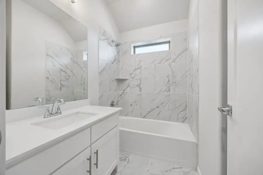 Bathroom in the Monet II home plan by Trophy Signature Homes – REPRESENTATIVE PHOTO Bathroom in the Monet II home plan by Trophy Signature Homes – REPRESENTATIVE PHOTO