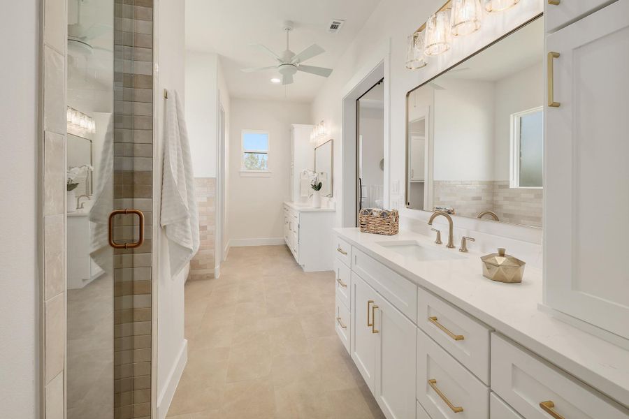 Furnished interior view inside a new home in , Liberty Hill (Image 12).