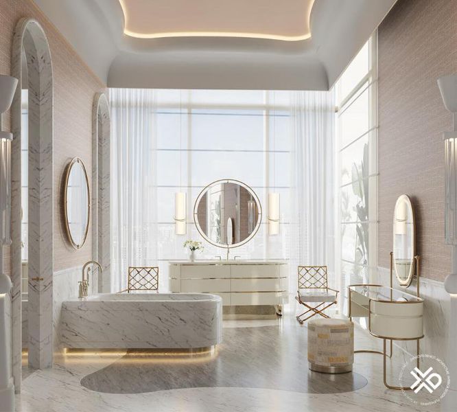 Primary Bath Redering