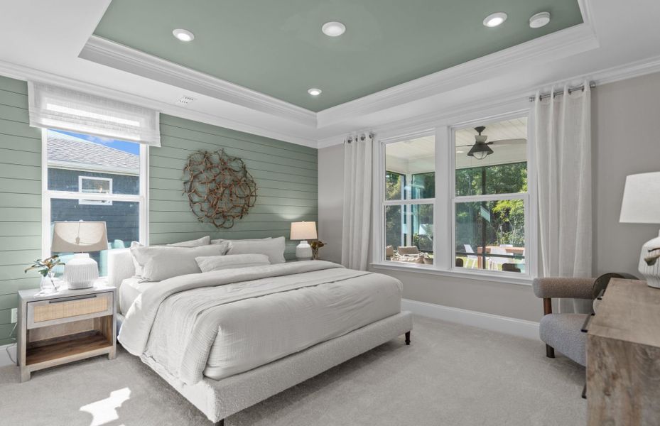 Furnished interior view inside a new home in The Haven at Riverlights, Wilmington (Image 14).